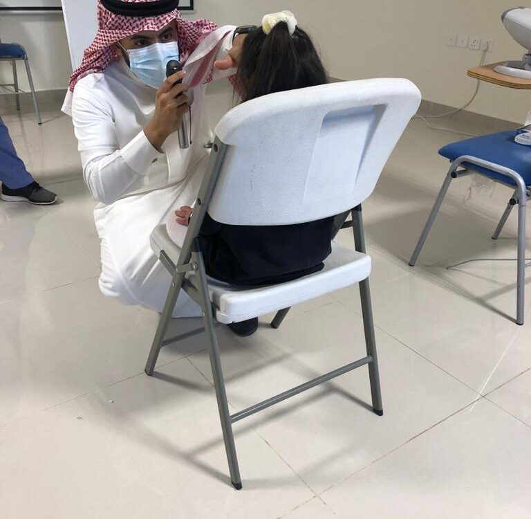 جمعية “بصر للجميع” تفحص أطفال متلازمة داون